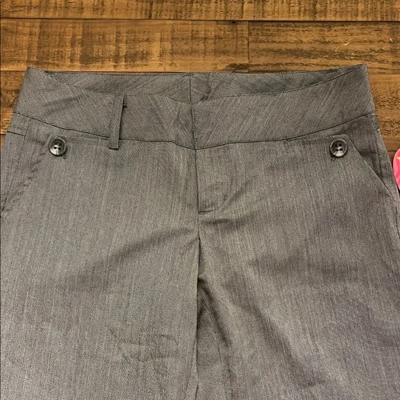 Heart Soul Charcoal Flare Slacks - Picture 3 of 5